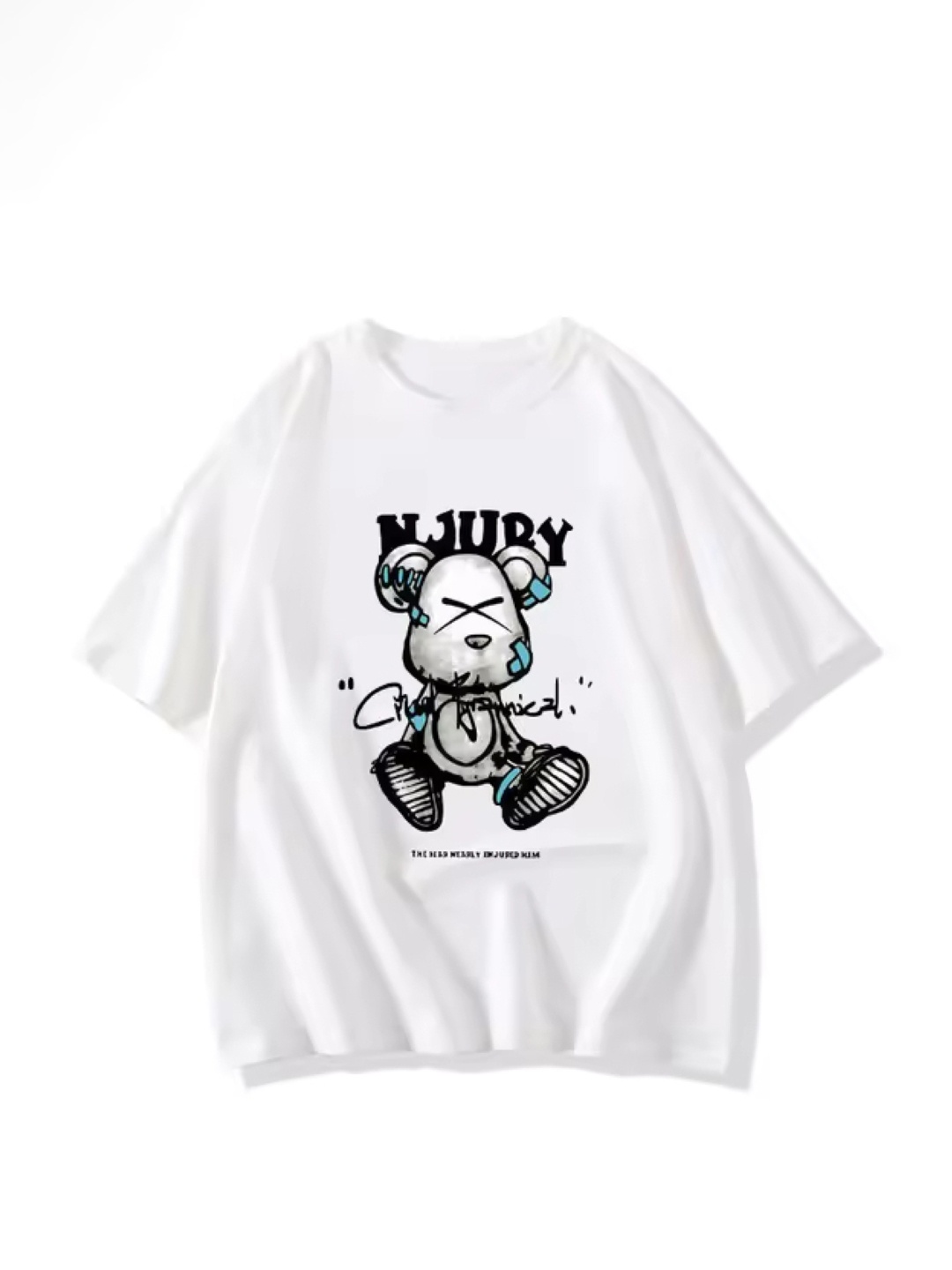 

KPOP Women Graphic Printed T-shirt, White