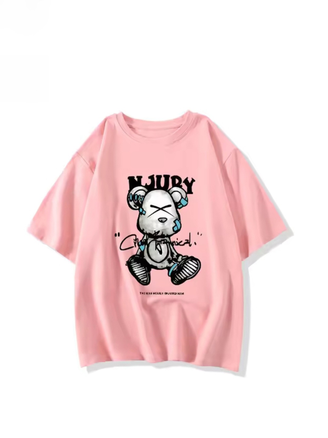

KPOP Print Top, Beige