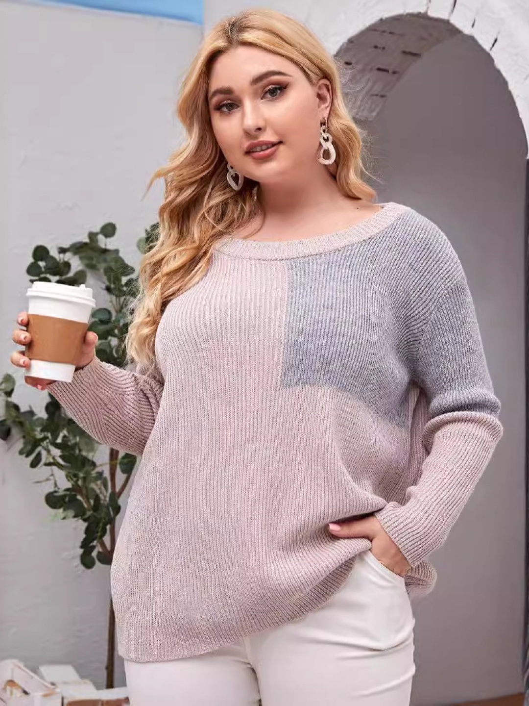

KPOP Colourblocked Top, Pink