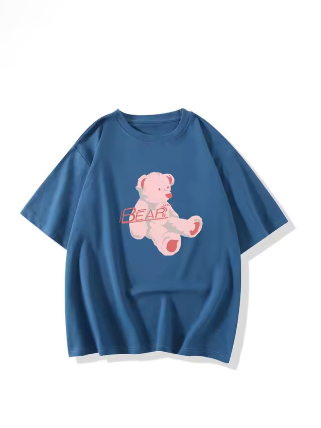 

KPOP Women Graphic Printed Top, Blue