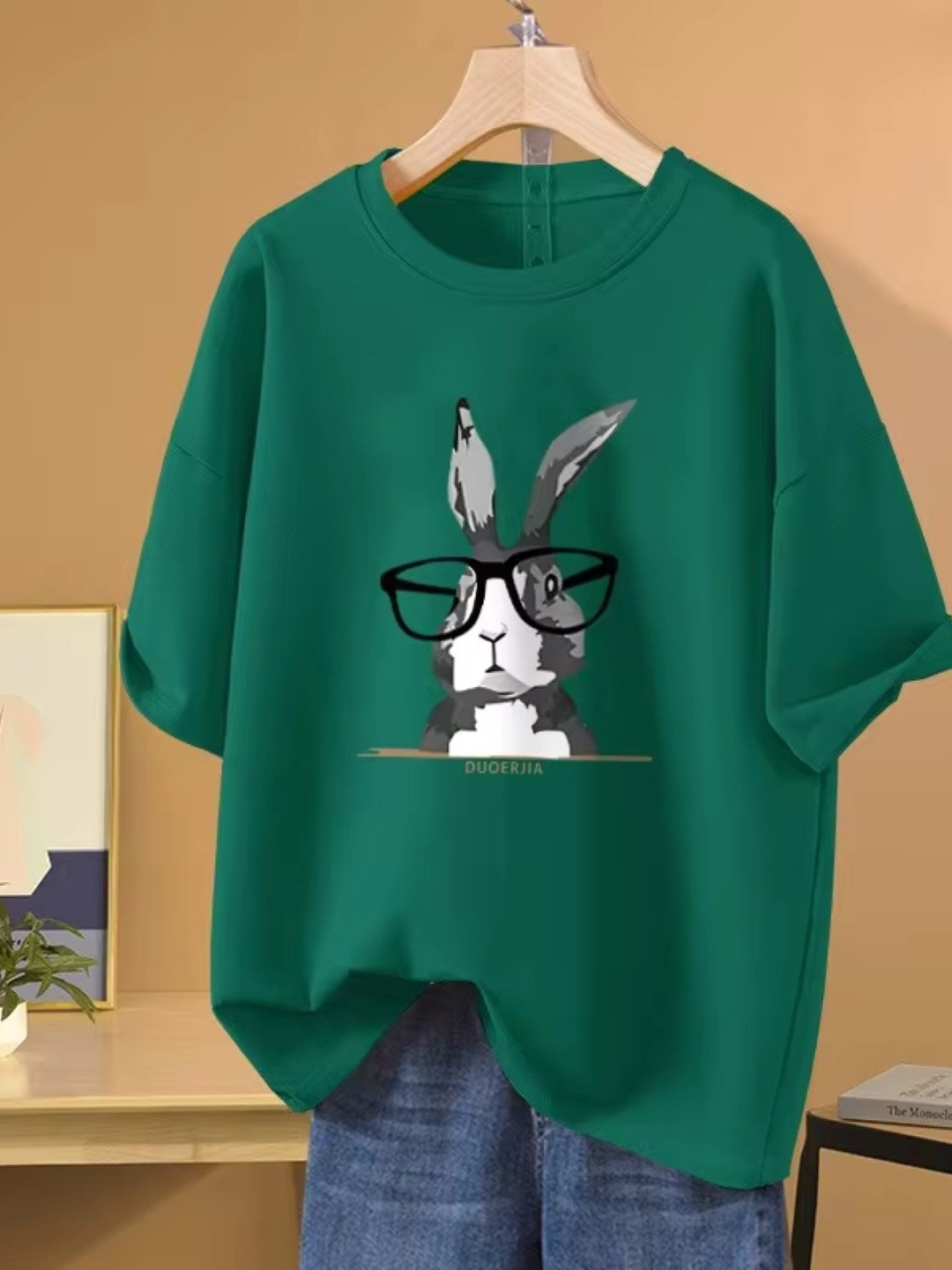 

KPOP Print Top, Green