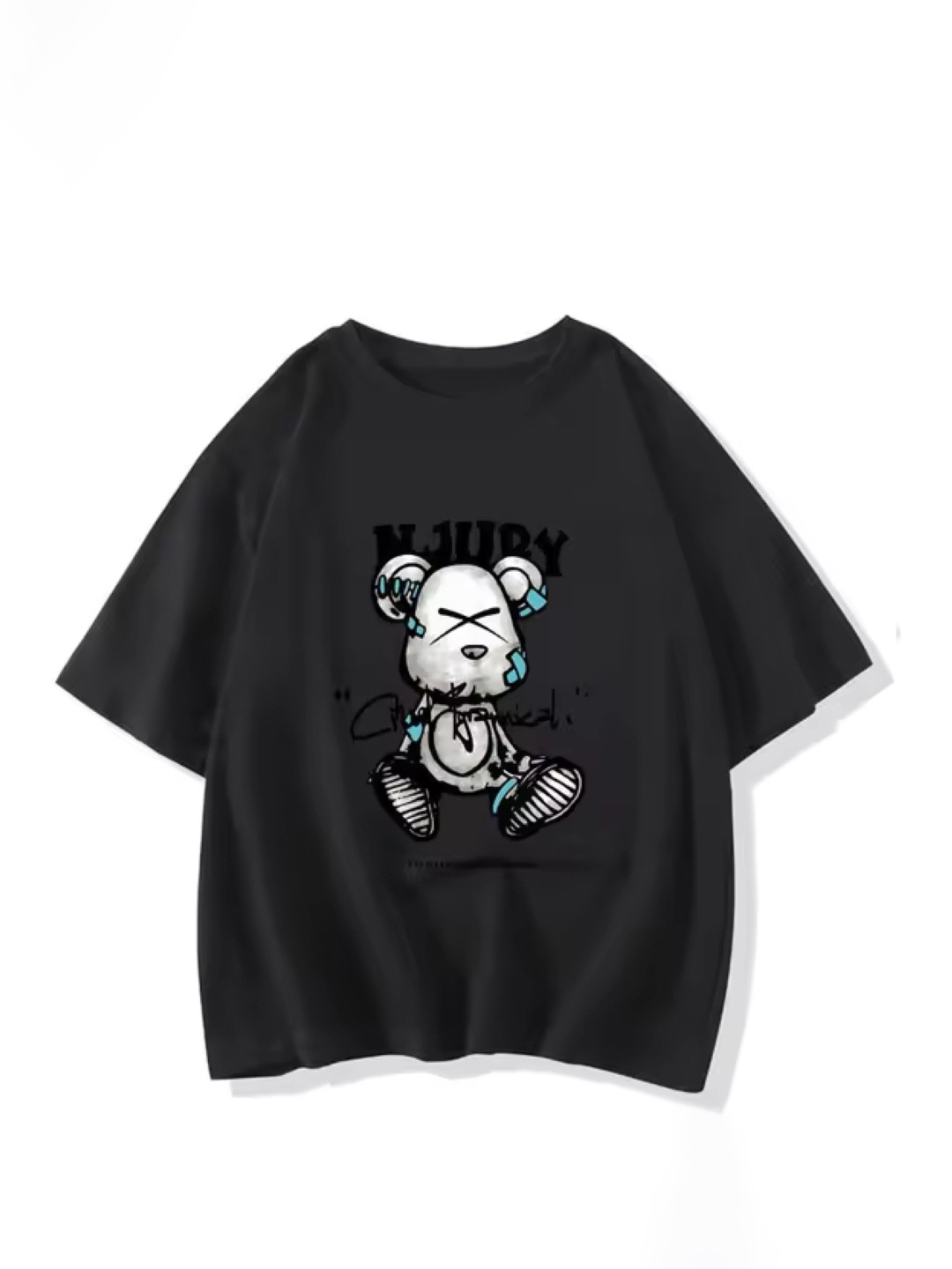 

KPOP Women Printed Top, Black