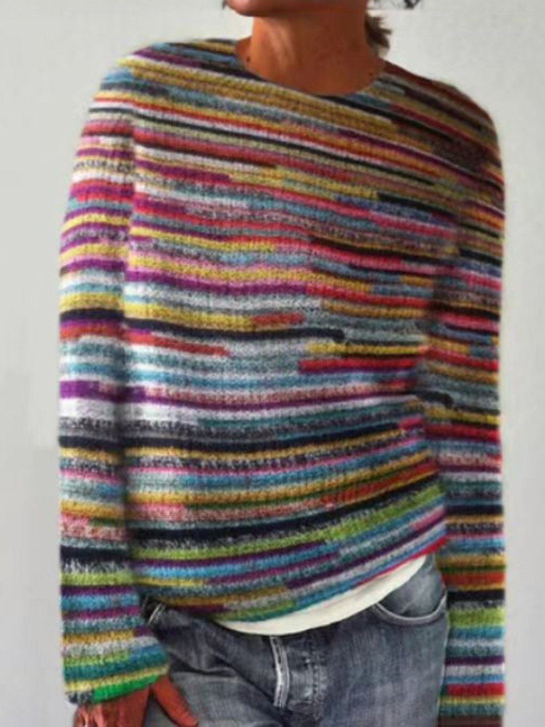 

KPOP Striped Top, Multi