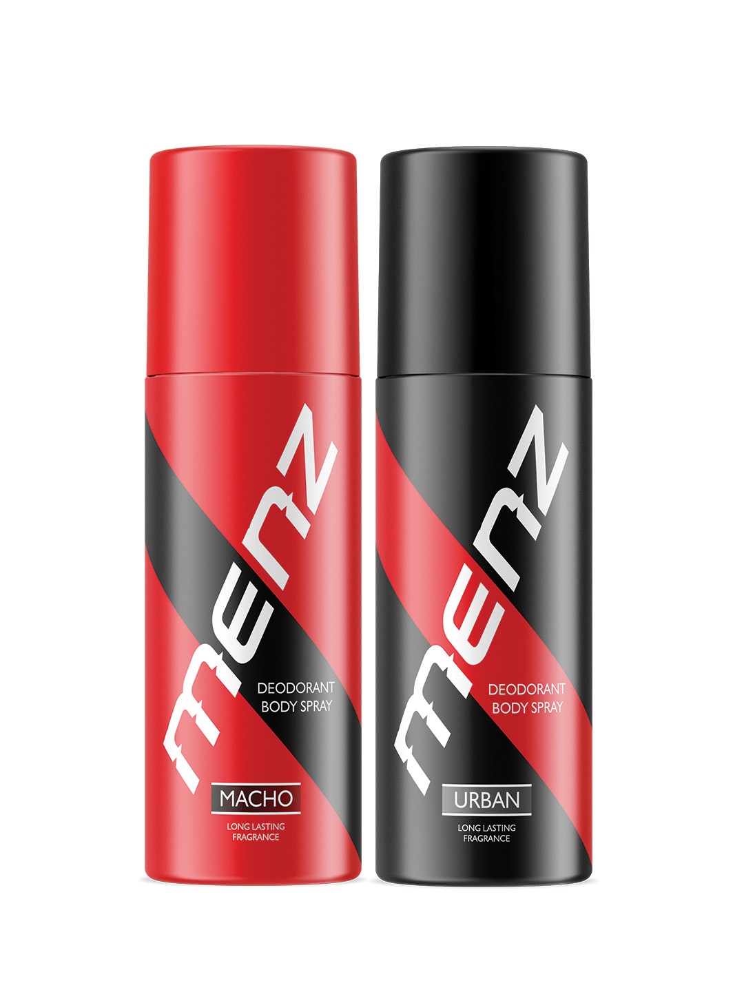 

MENZ Men Set Of 2 Urban & Macho Long Lasting Deodorant Body Spray 150 ml Each, Multi