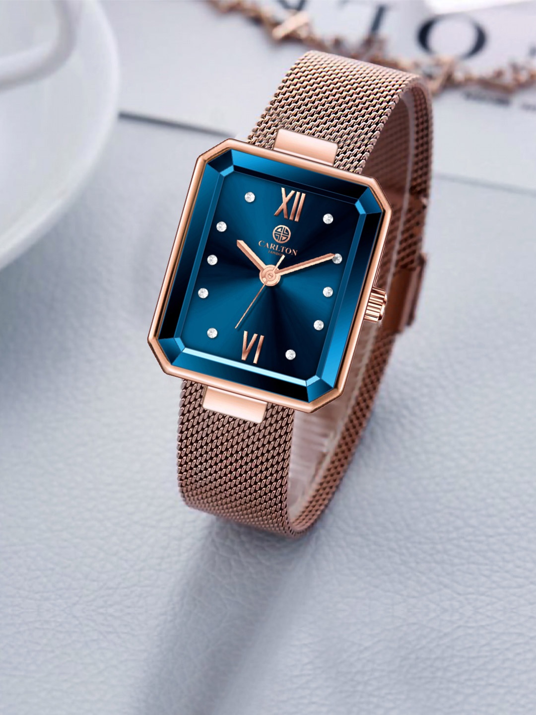 

Carlton London Women Brixton Analog Watch CLRGMBLU, Blue