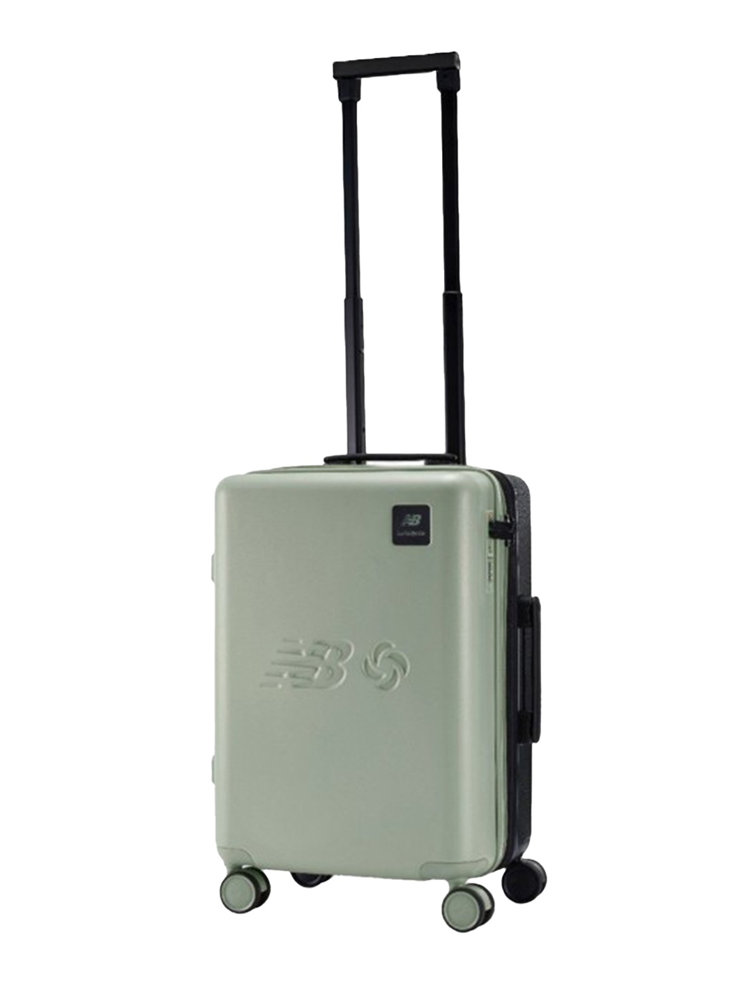 

NB x SAM Expandable 55 Cms Small Cabin Hard Sided Trolley Bag, Green