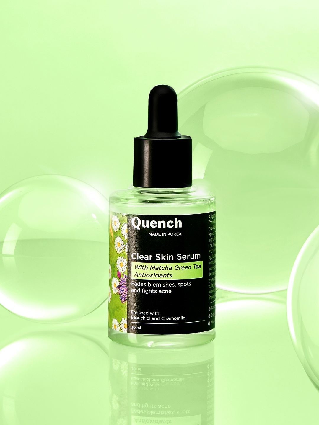 

Quench Botanics Clear Skin Serum With Matcha Green Tea Antioxidants-30ml, Na