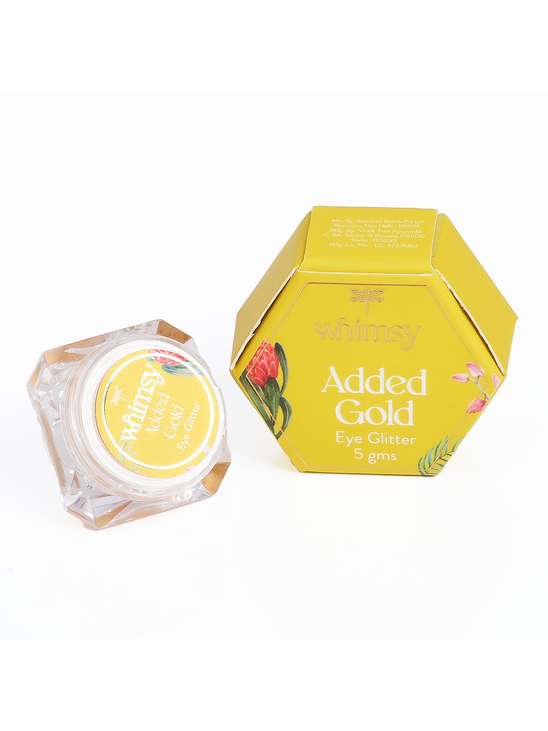 

Whimsy Safe & Organic Eye Glitters For Girls - 5g - Gold