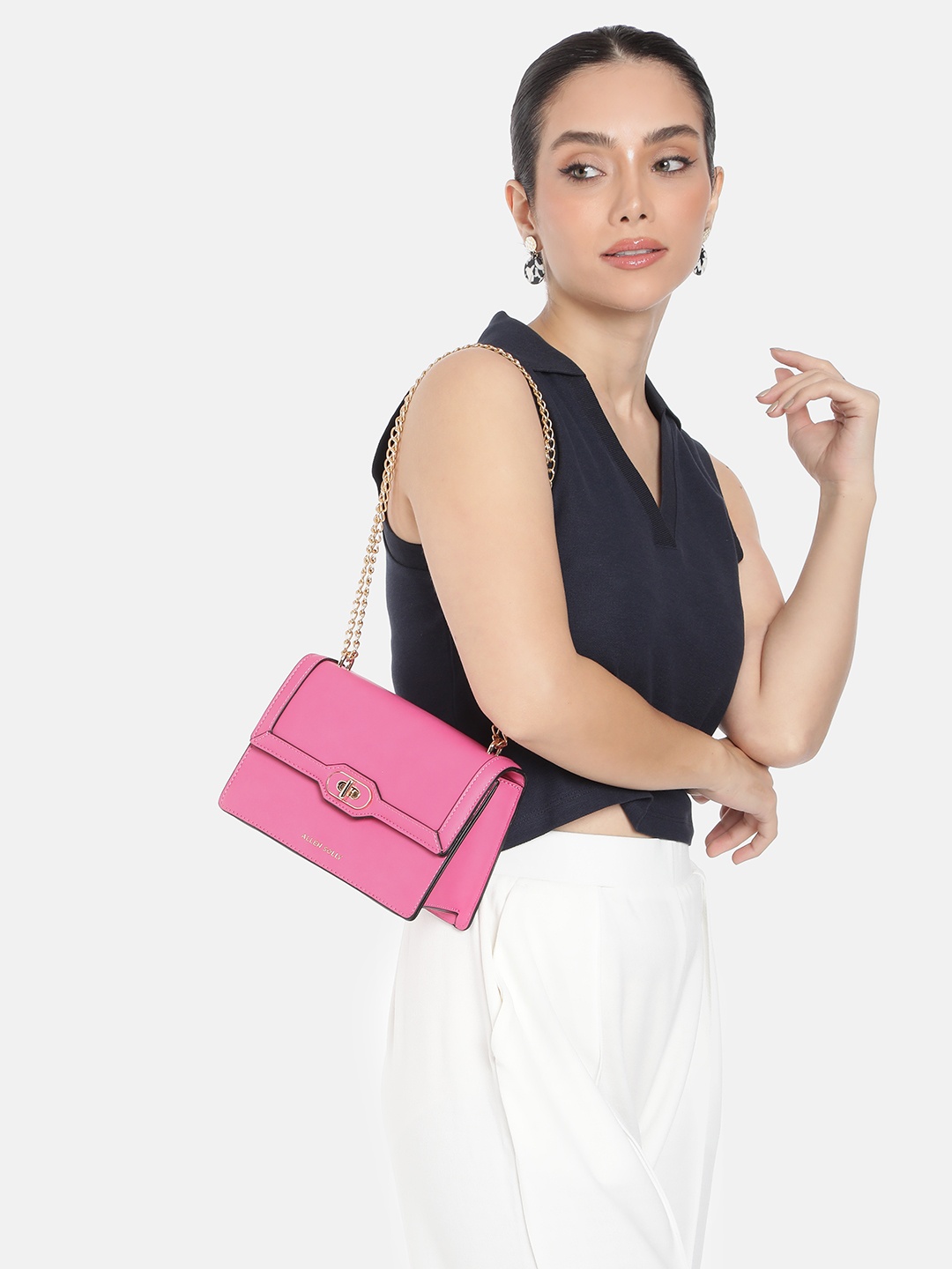 

Allen Solly Sling Bag, Pink