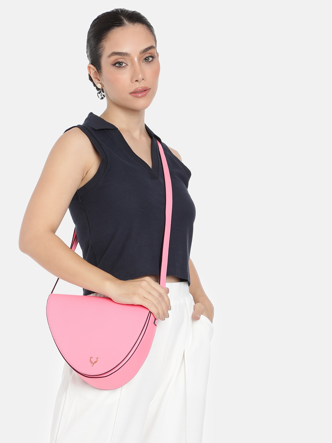 

Allen Solly Sling Bag, Pink