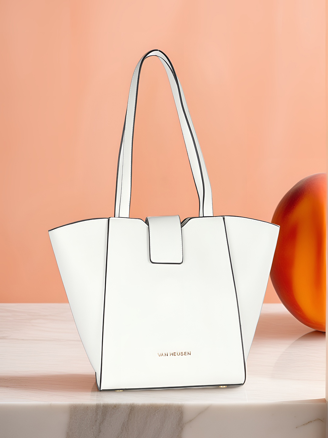 

Van Heusen Structured Shoulder Bag, White
