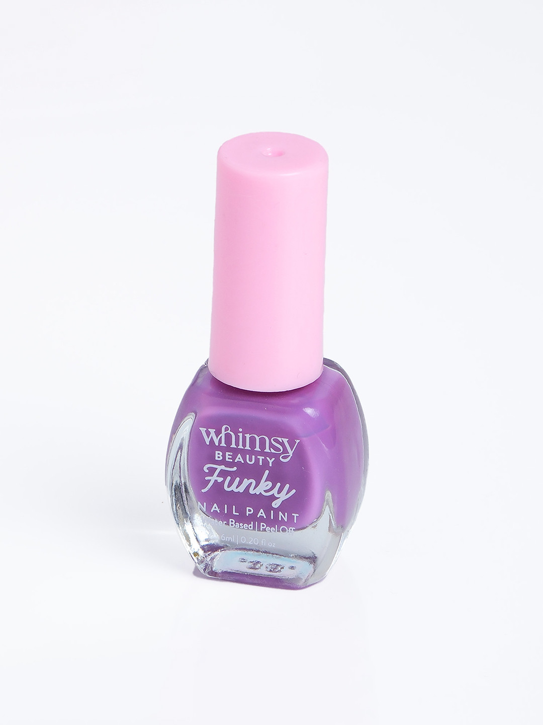 

Whimsy Beauty Funky Peel Off Water Based Nail Paint-6 ml Shade- Purple
