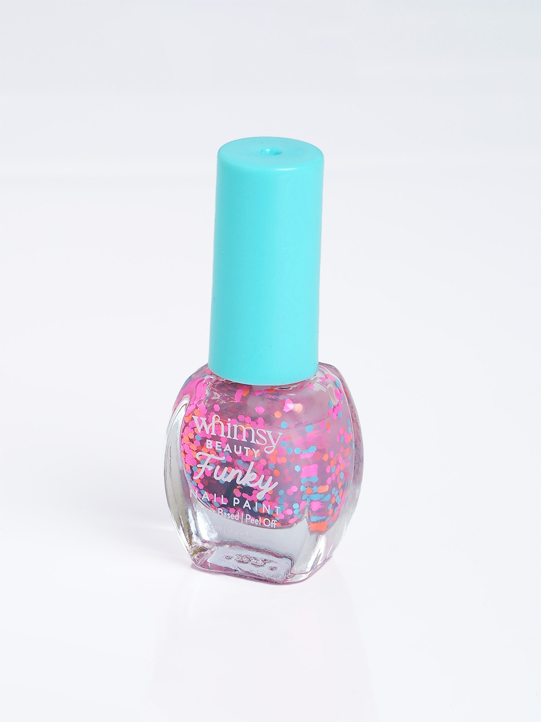 

Whimsy Beauty Funky Peel Off Water Based Nail Paint-6 ml -Confetti, Red