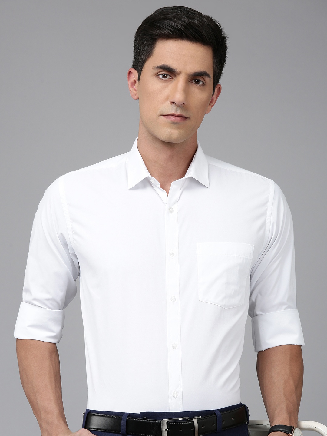 

Park Avenue Slim Fit Formal Shirt, White