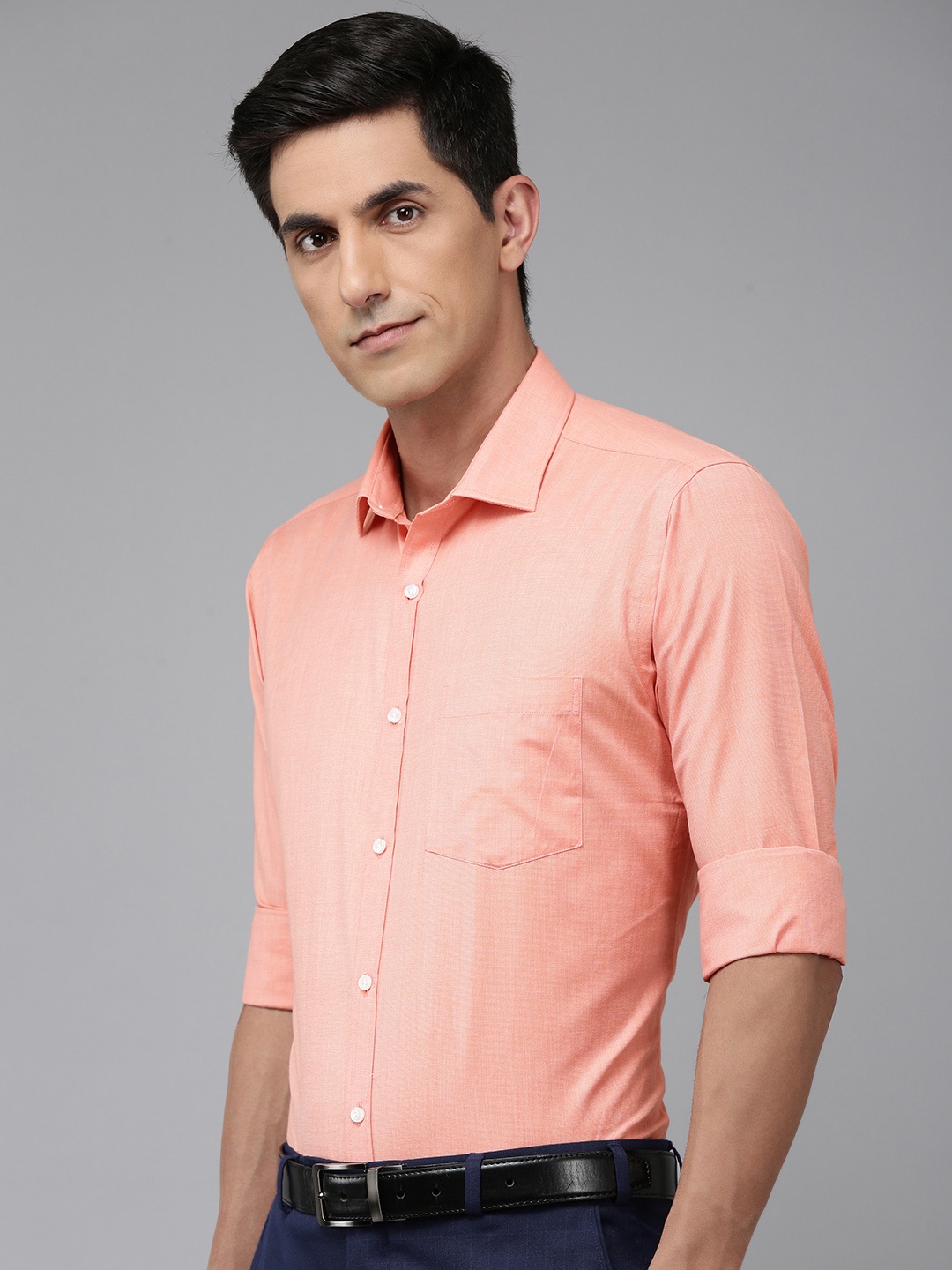 

Park Avenue Slim Fit Formal Shirts, Orange