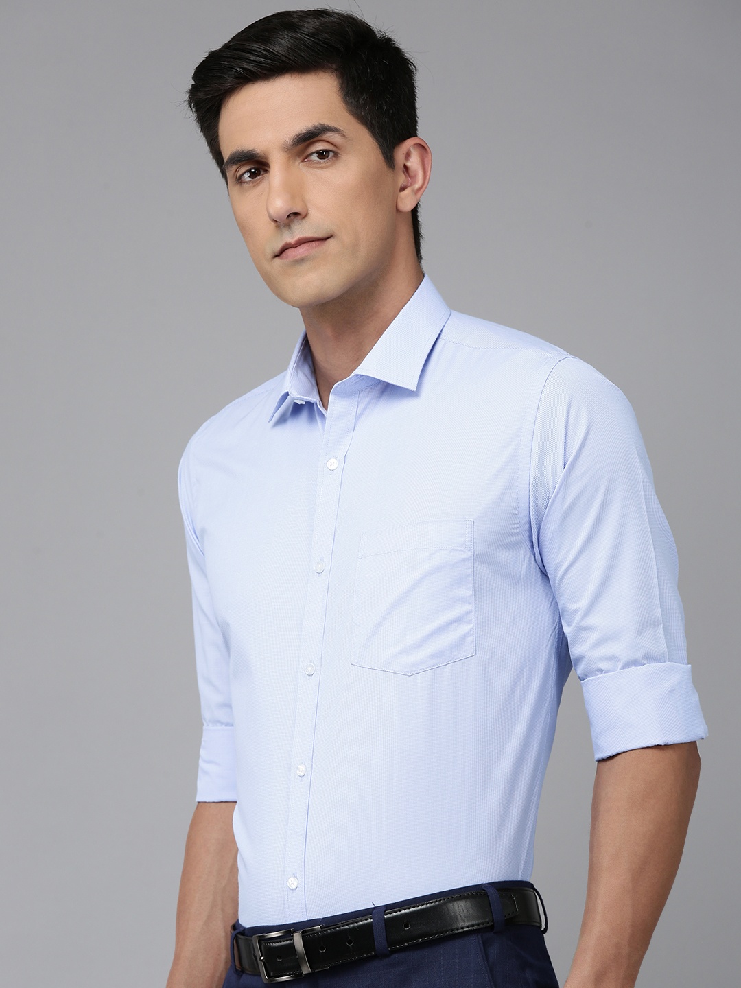 

Park Avenue Slim Fit Formal Shirts, Blue