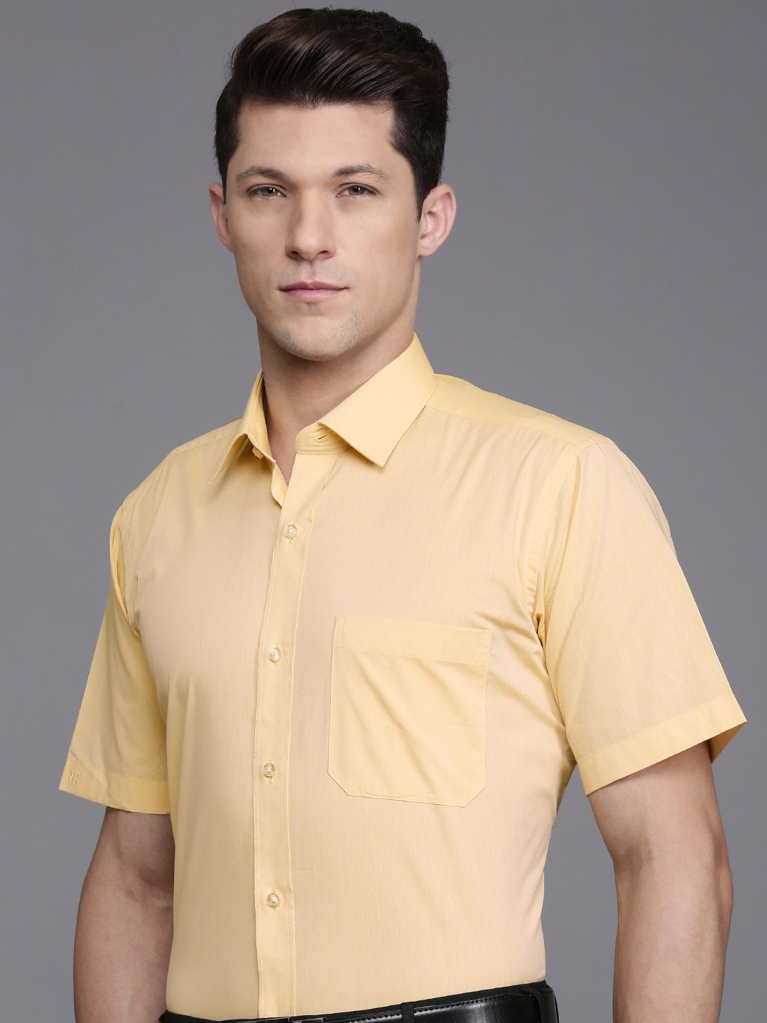 

Raymond Pure Cotton Contemporary Fit Formal Shirt, Yellow