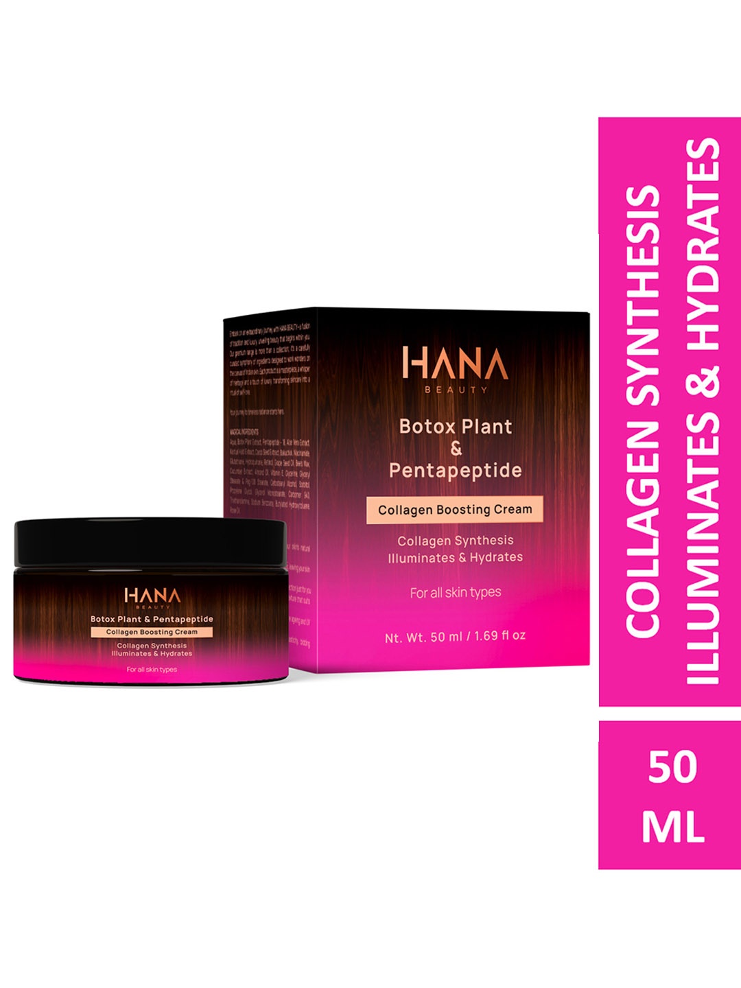 

Hana Beauty Collagen Boosting Cream-50ml, White
