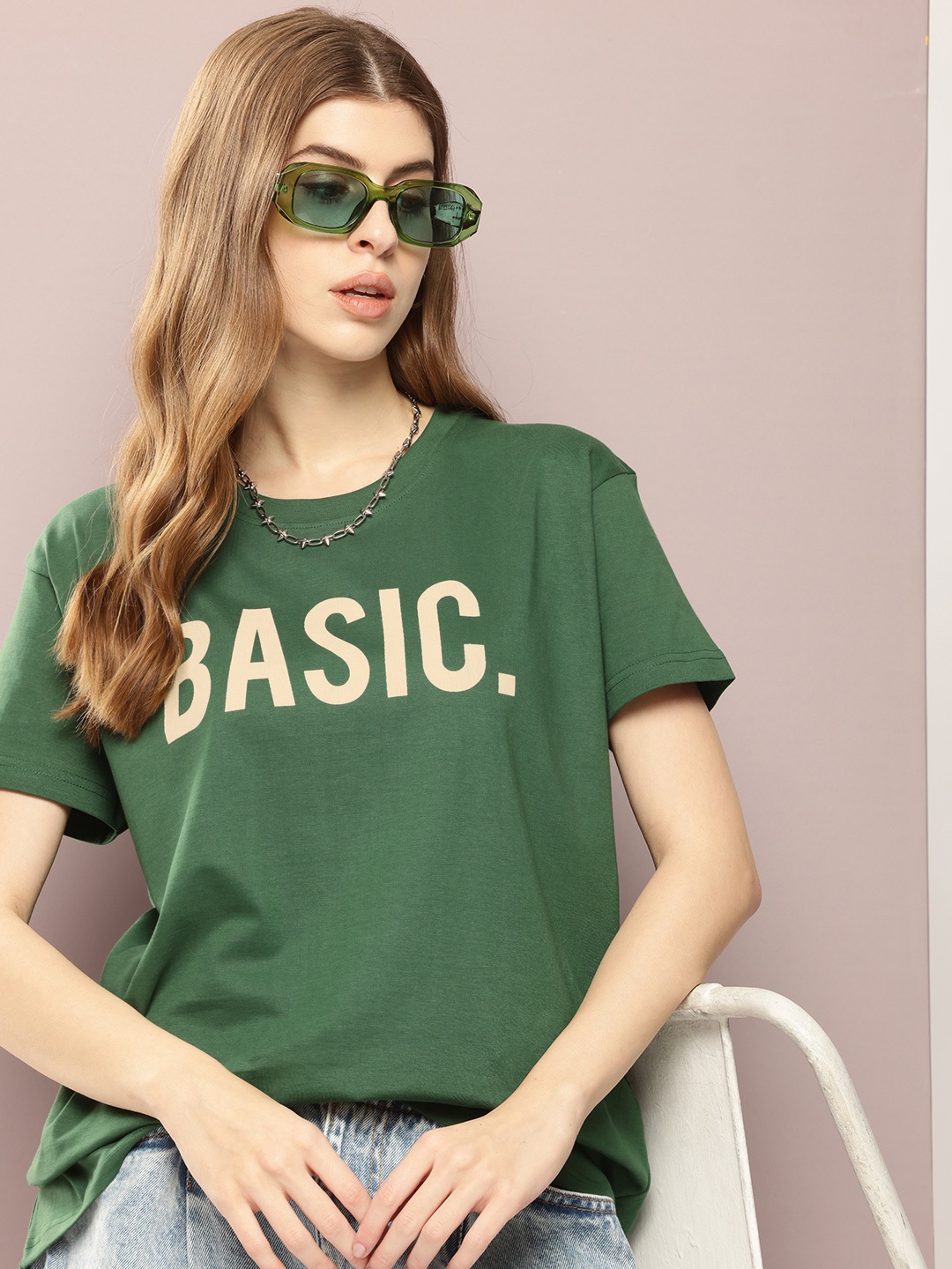 

DILLINGER Printed Boxy T-shirt, Green