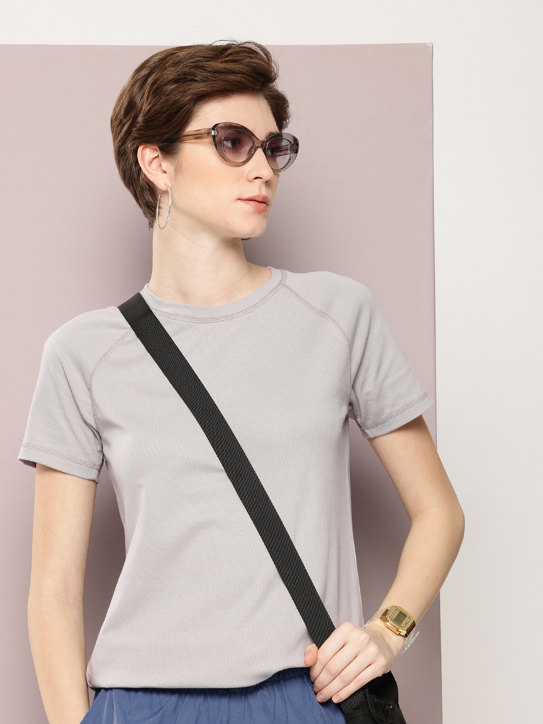 Kook N Keech Raglan Sleeves T-shirt, Taupe