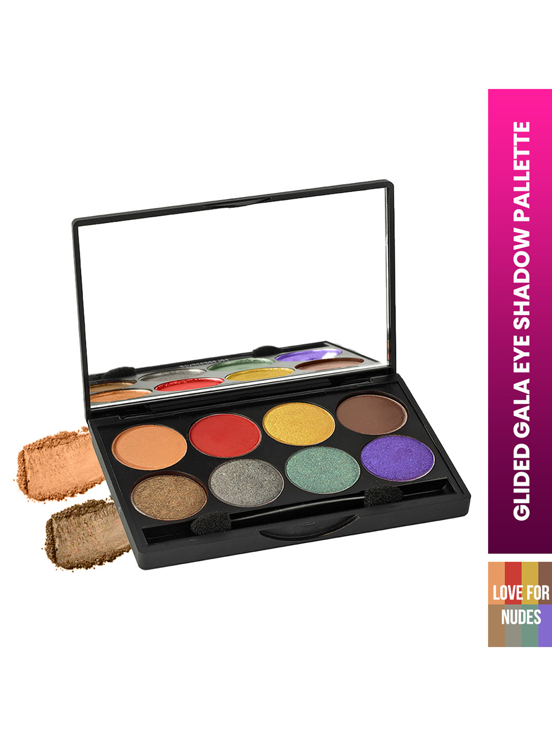 

Coloressence Ultra Wet N Dry Glided Gala Eye Shadow Pallette - 28 g - Love For Nudes, Multi