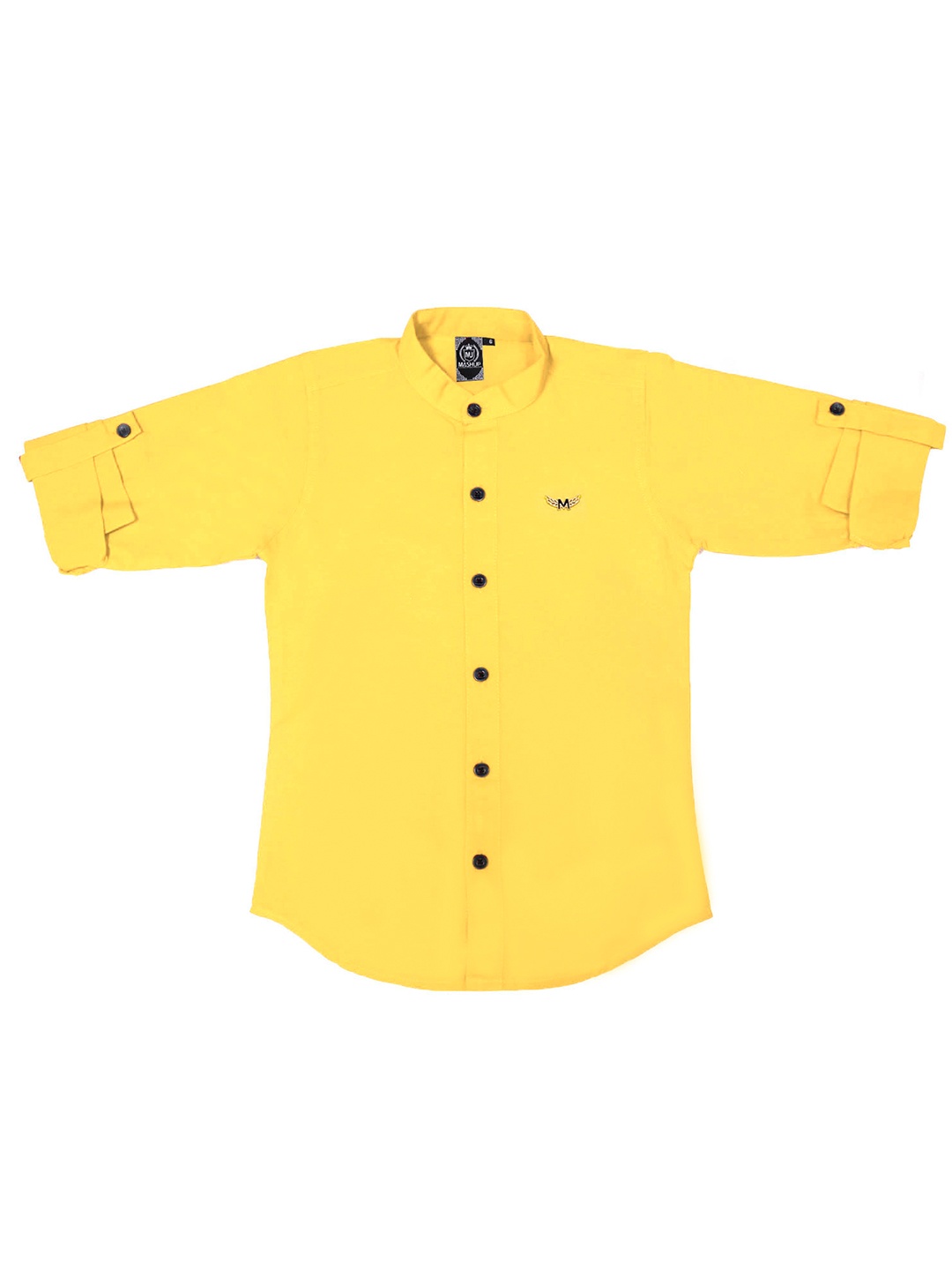 

MashUp Boys Solid Opaque Casual Shirt, Yellow