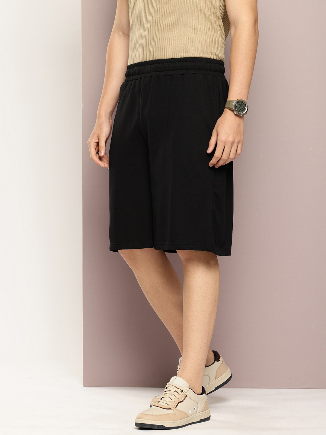 

DILLINGER Men Oversized Shorts, Black