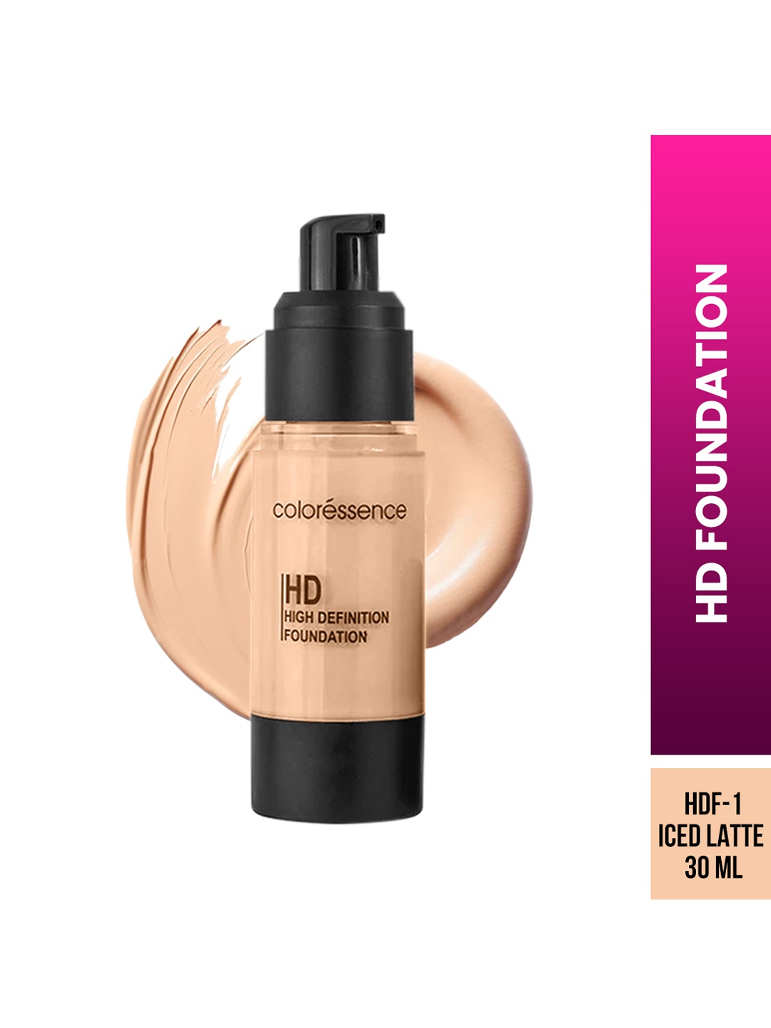 Coloressence High Definition Foundation-30g-Iced Latte HDF-1, Brown