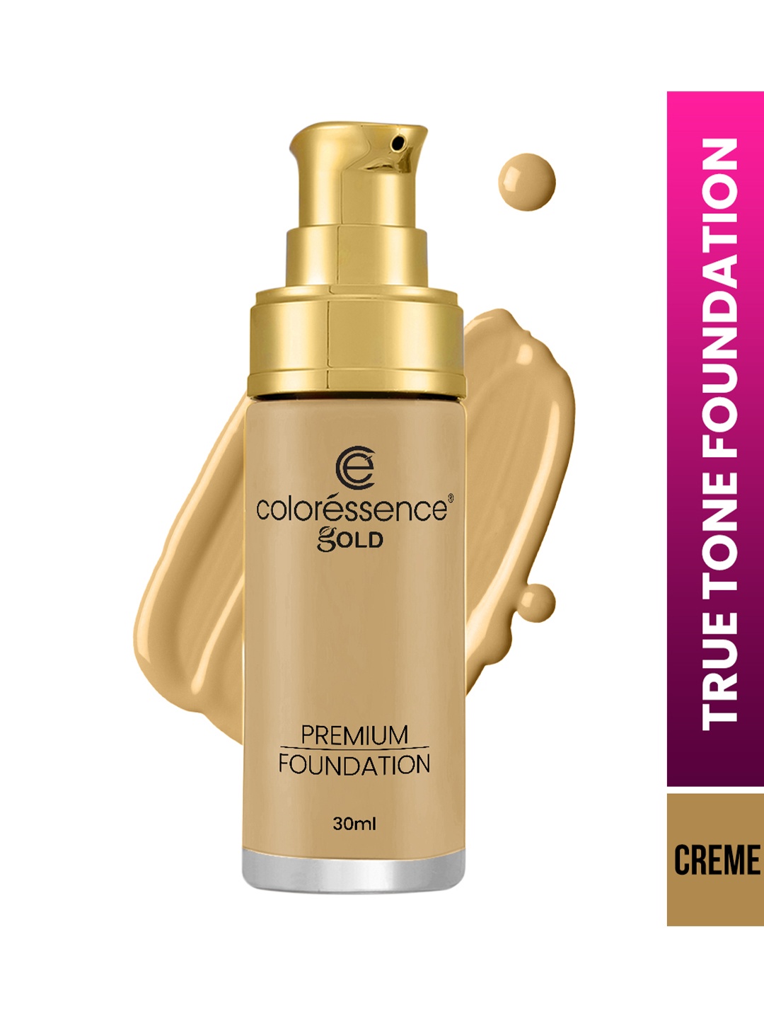 

Coloressence Gold True Tone Premium Foundation-30ml-Creme FND-03, Beige