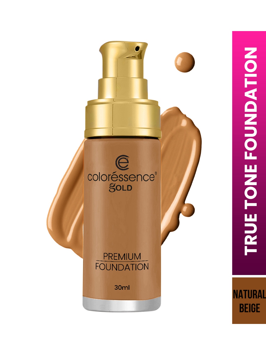 

Coloressence True Tone Premium Foundation-30ml-Sand Beige-08