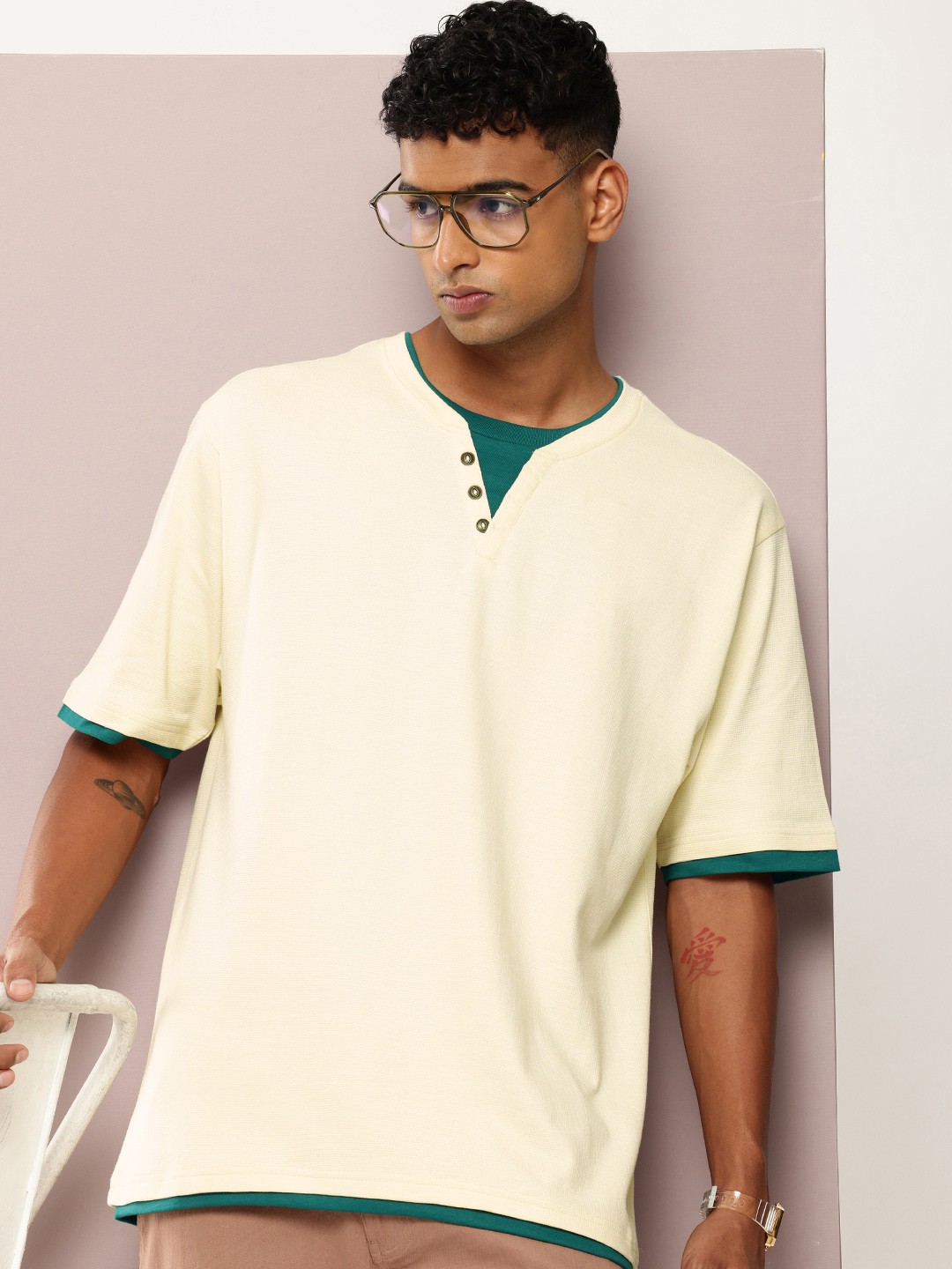 

DILLINGER Men Oversized T-shirt, White