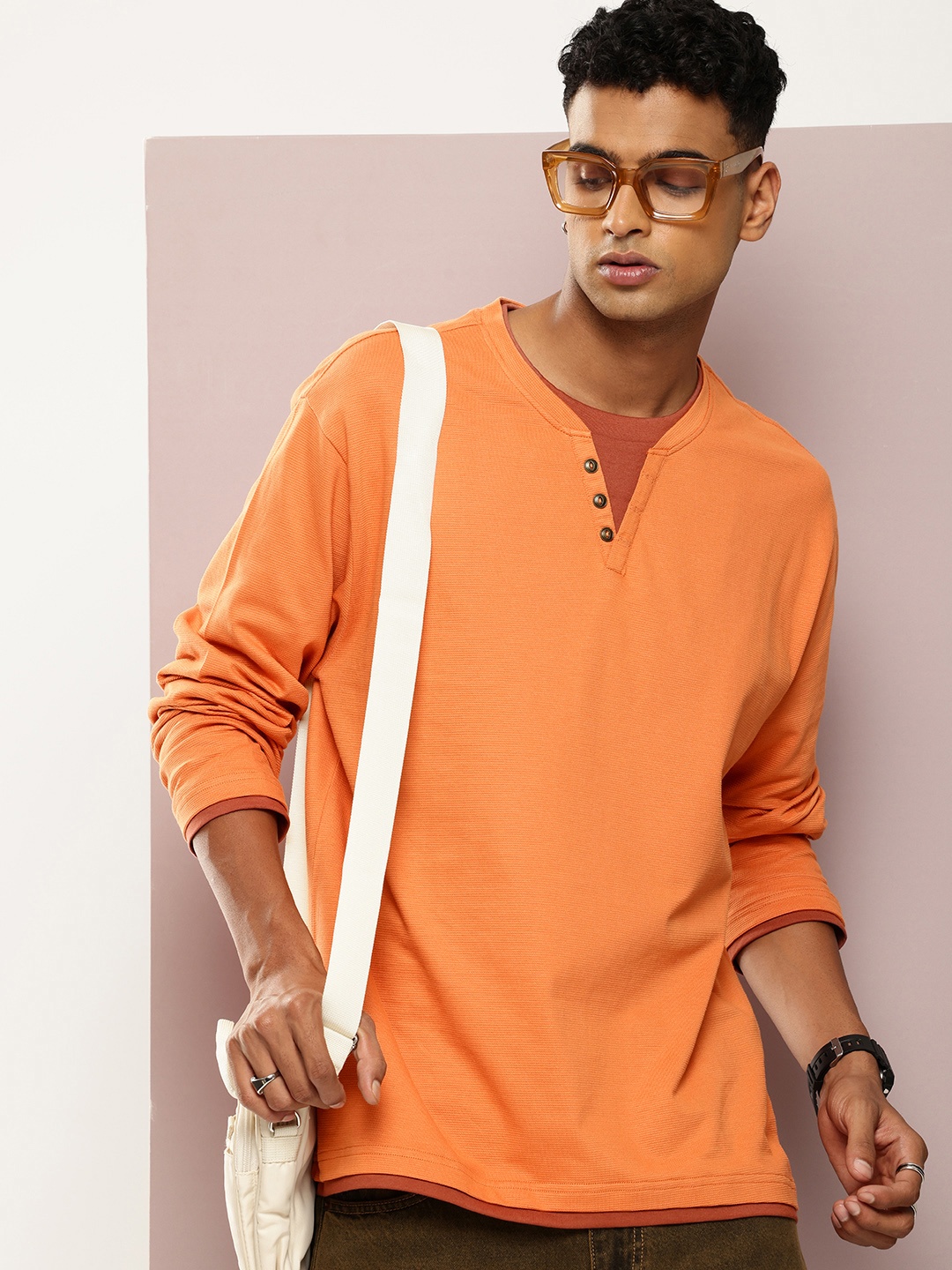 

DILLINGER Oversized T-shirt, Orange