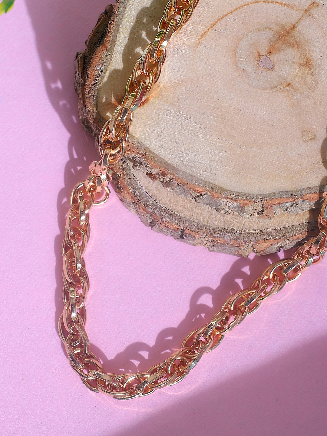 

ELLE Gold-Plated Twist Classic Minimal Necklace