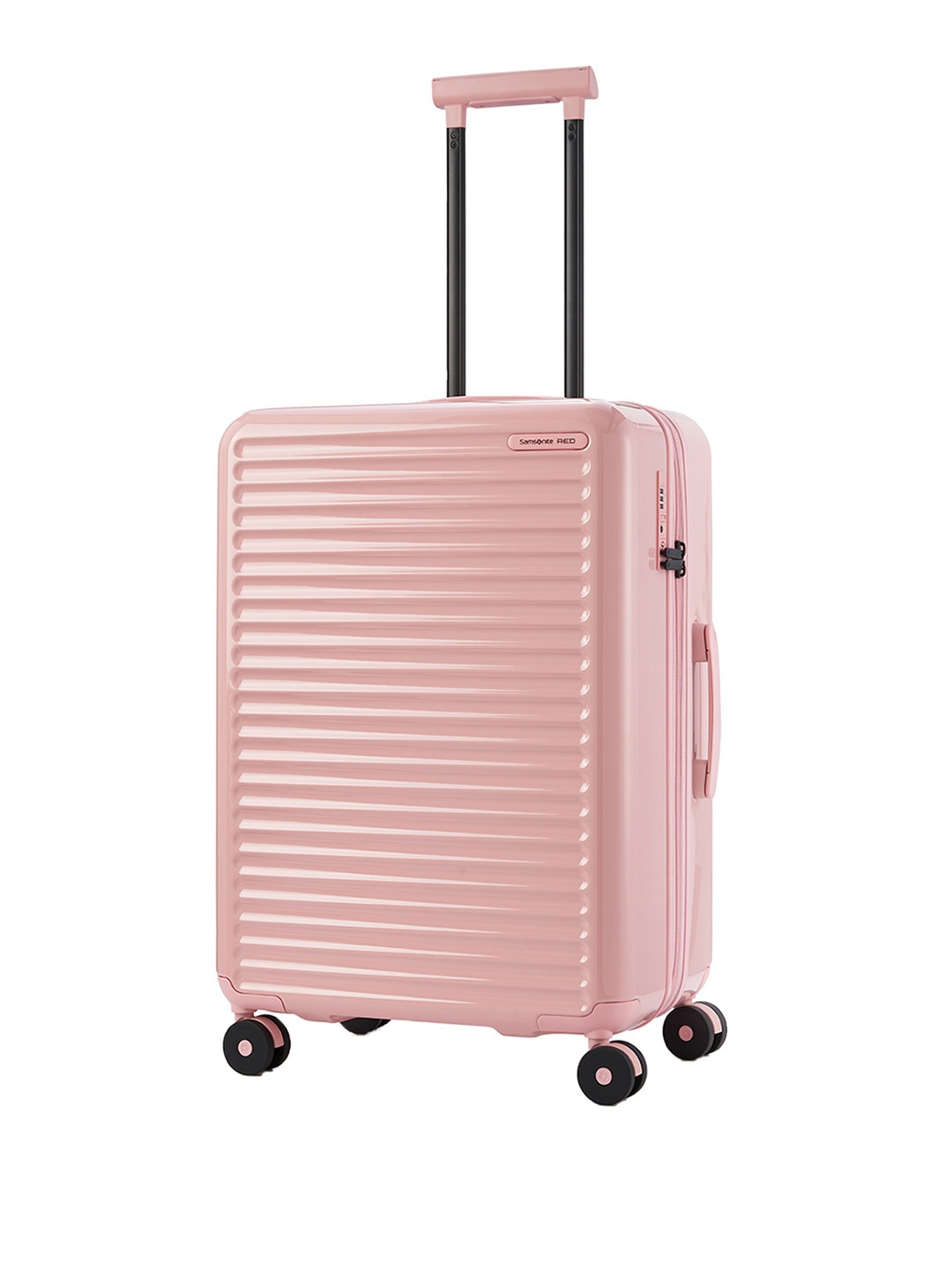 

Samsonite RED TOIIS Blossom Textured Hard-Sided Medium Trolley Bag, Pink