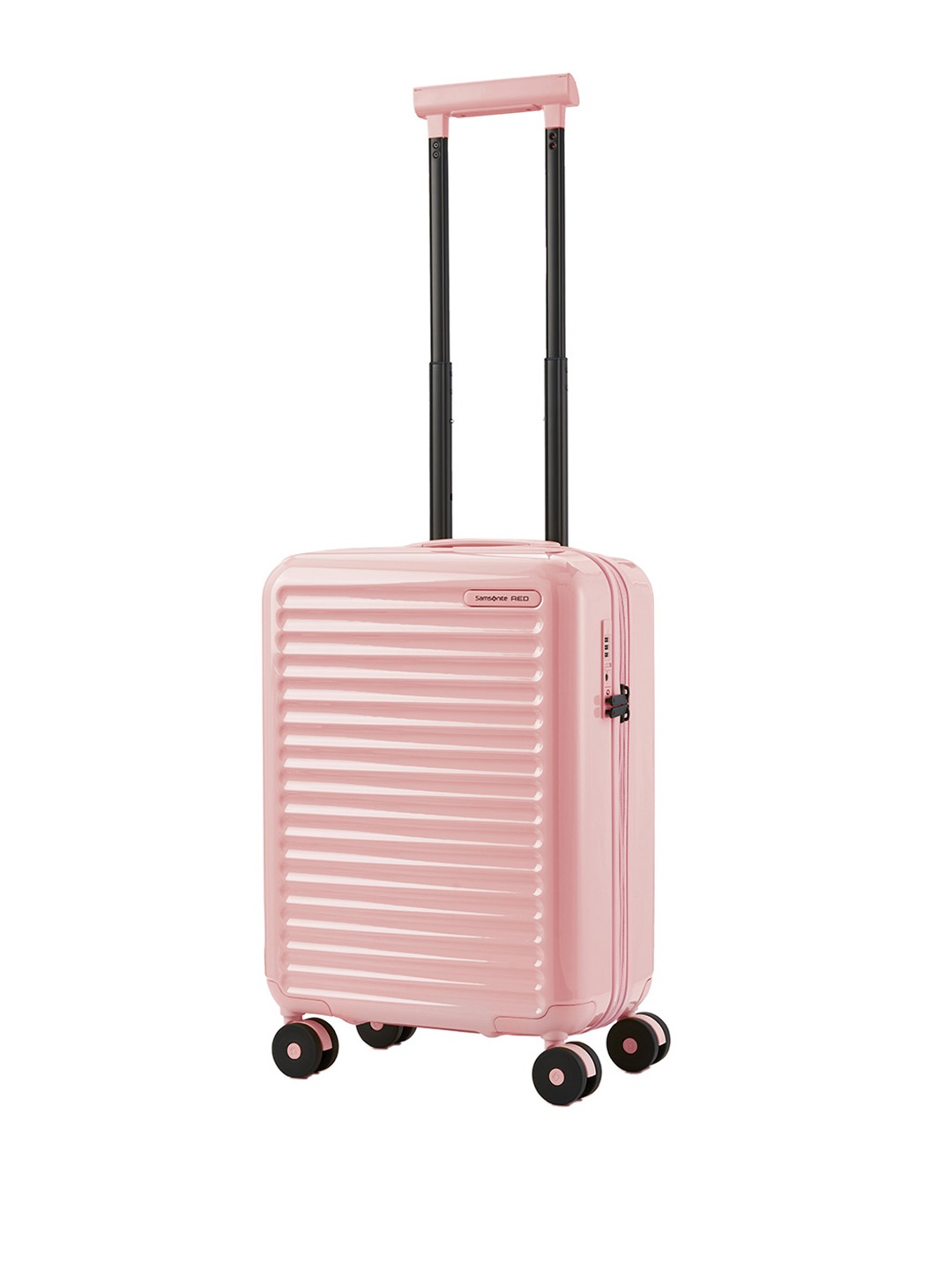 

Samsonite RED Expandable Hard-Sided Cabin Trolley Bag, Pink