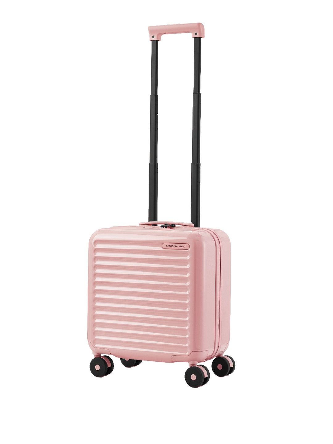 

Samsonite RED TOIIS Blossom Textured Expandable Hard-Sided Cabin Trolley Bag, Pink