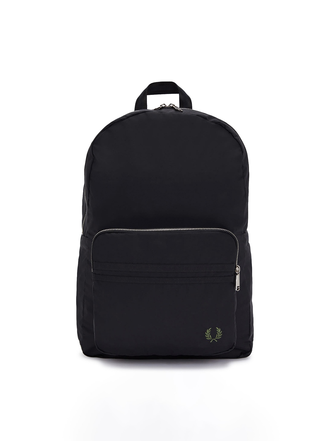 

Fred Perry Men Leather Medium Backpack, Black
