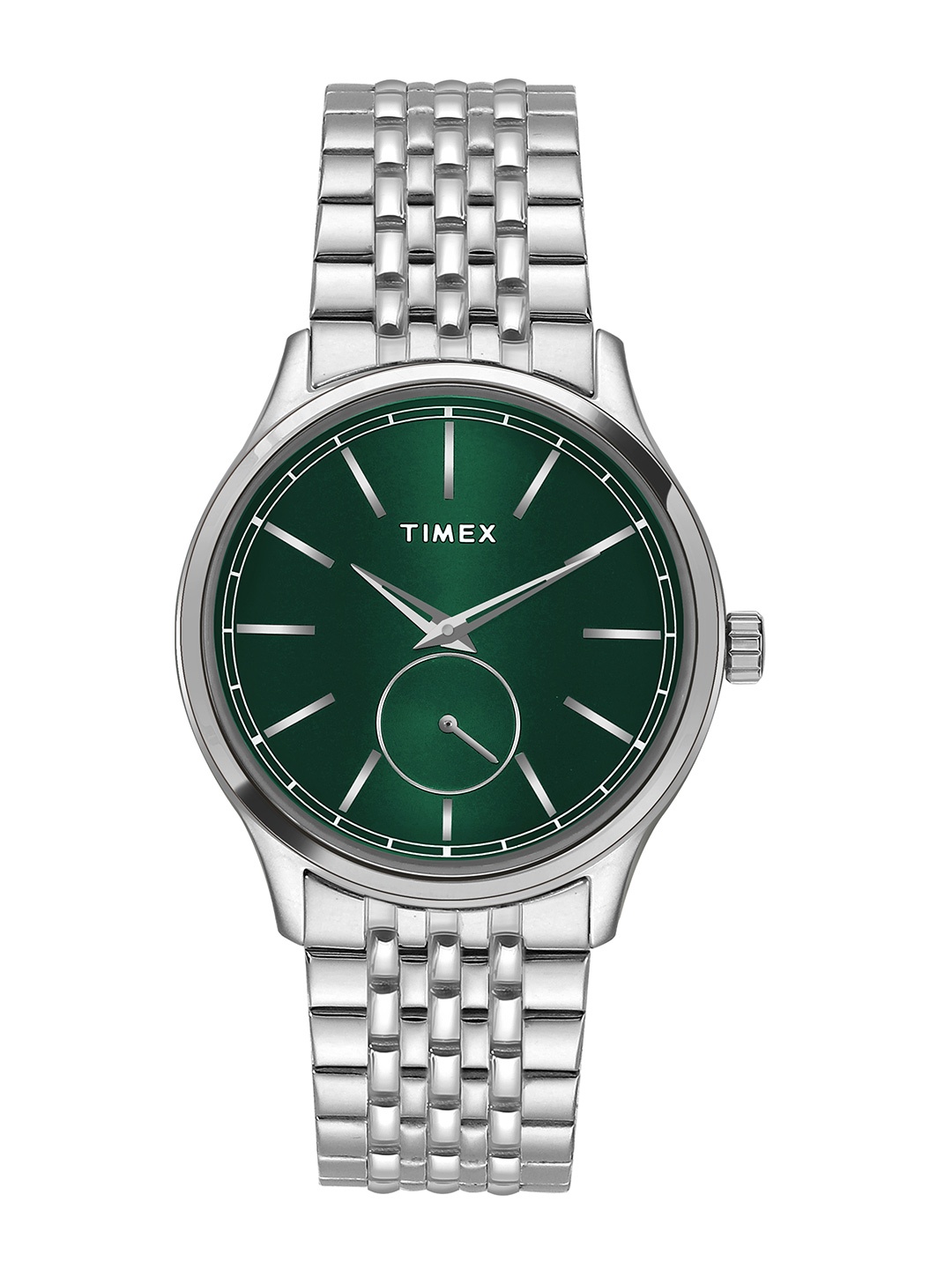 

Timex Men Stainless Steel Bracelet Style Straps Analogue Watch TWTG65SMU27, Green