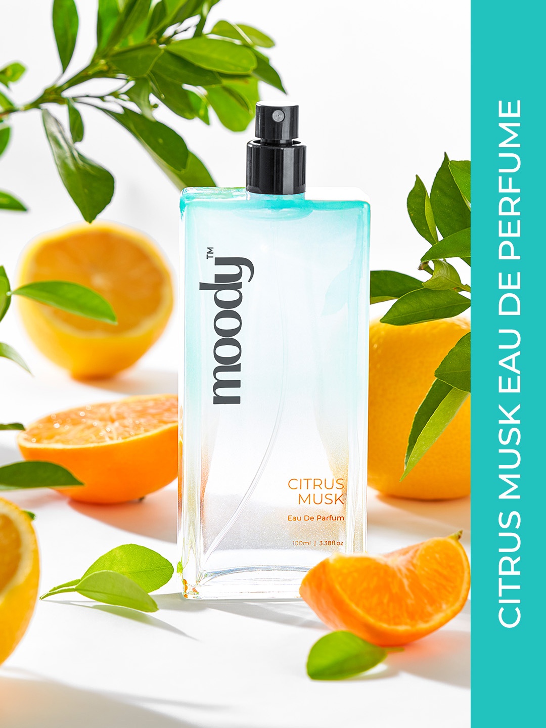 

MOODY Citrus Musk Men Eau De Parfum - 100 ml, Transparent