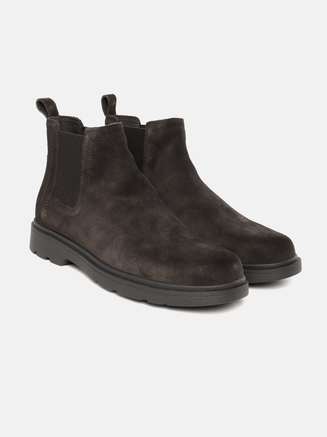 

Geox Men U Spherica EC1 C Leather Ankle Boots, Coffee brown