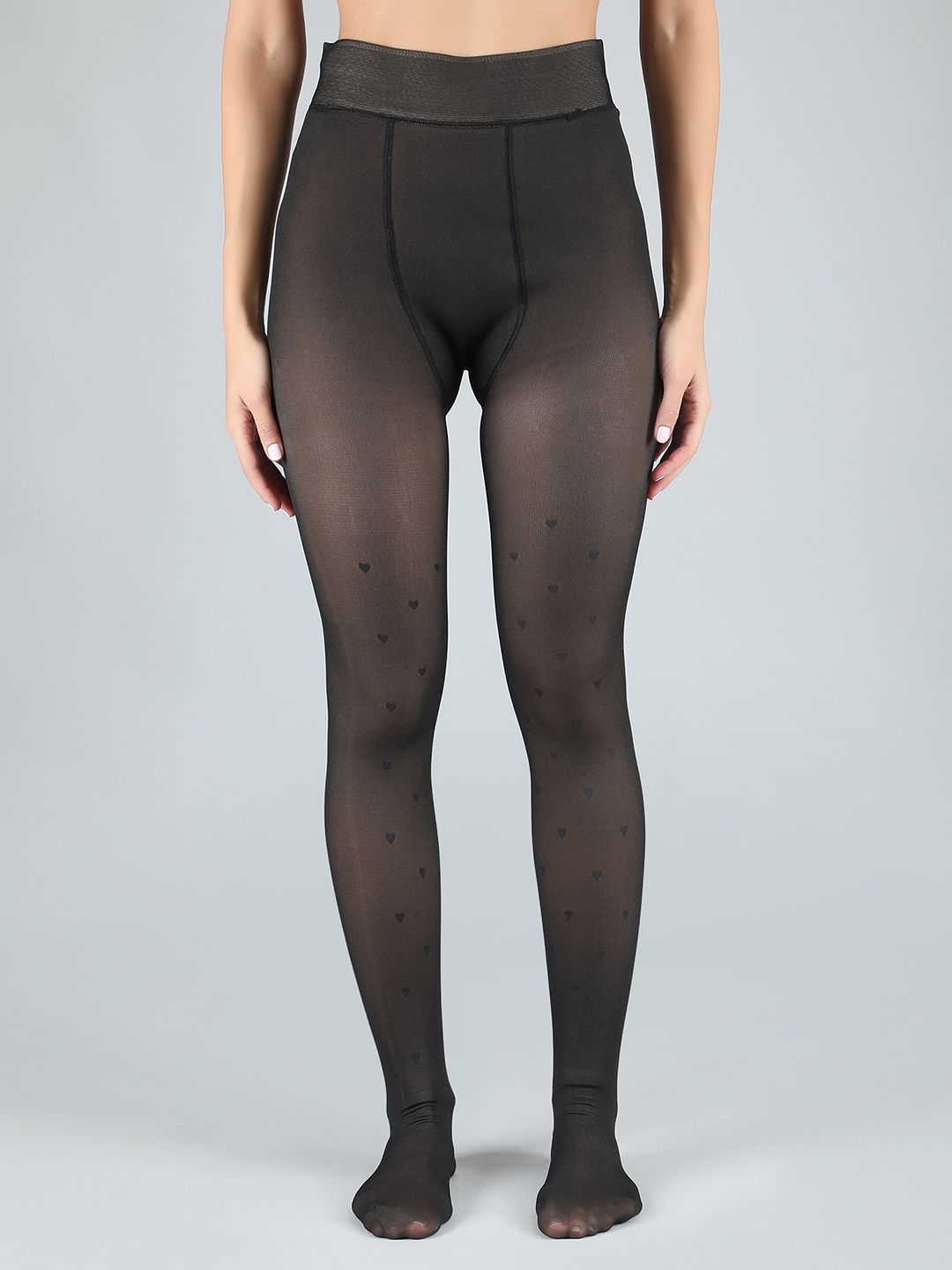 

Klassik Women Solid Stockings, Black
