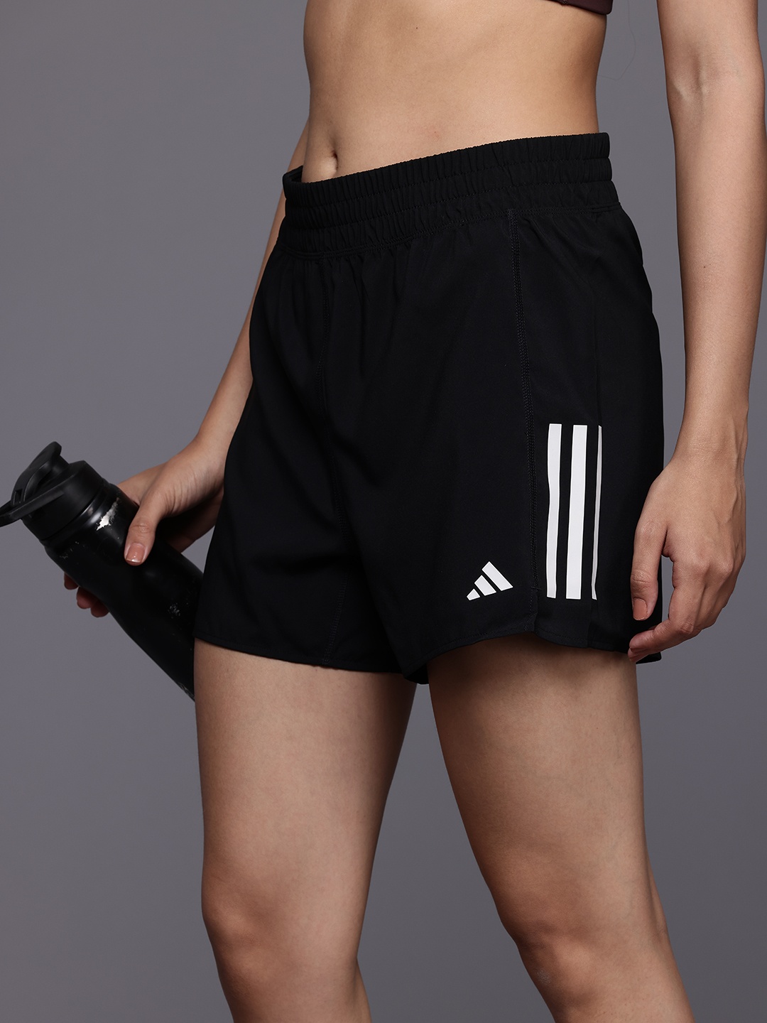 

ADIDAS Women High-Rise Running Own The Run Sports Shorts, Black