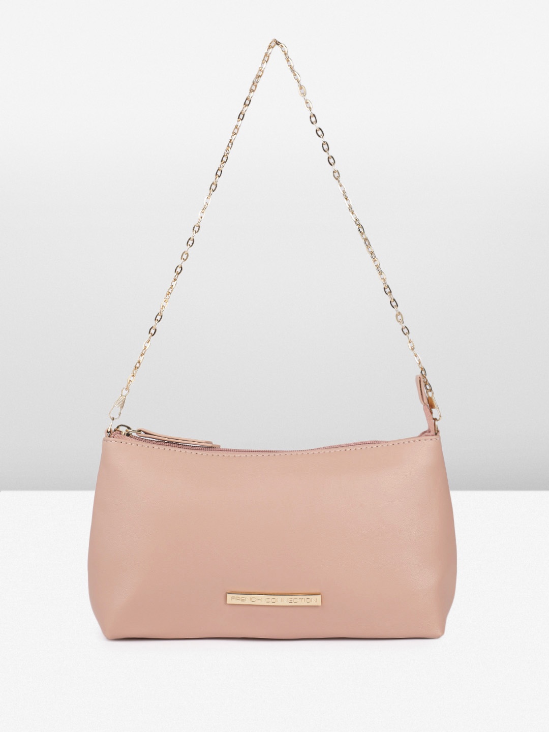 

French Connection Structured Shoulder Bag, Rose