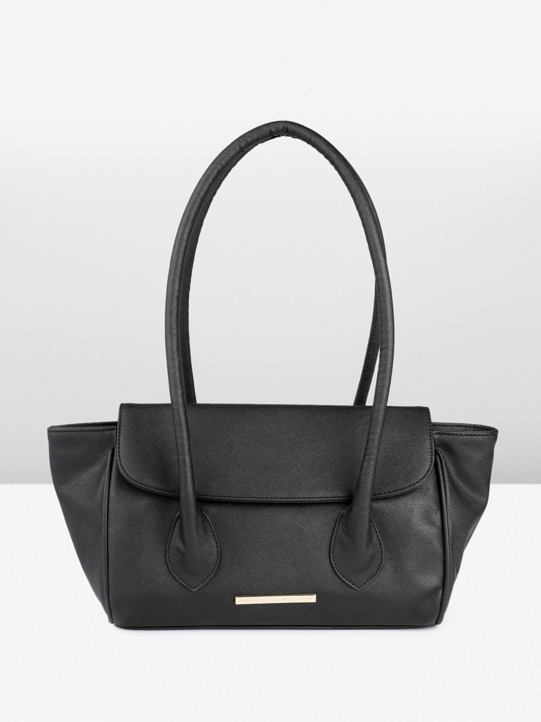 

French Connection Structured Shoulder Bag, Black