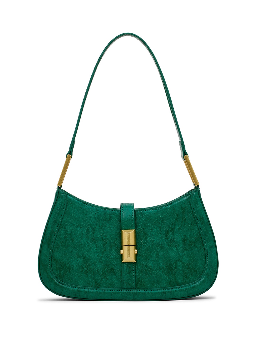 

MIRAGGIO Aria Green Structured Shoulder Bag