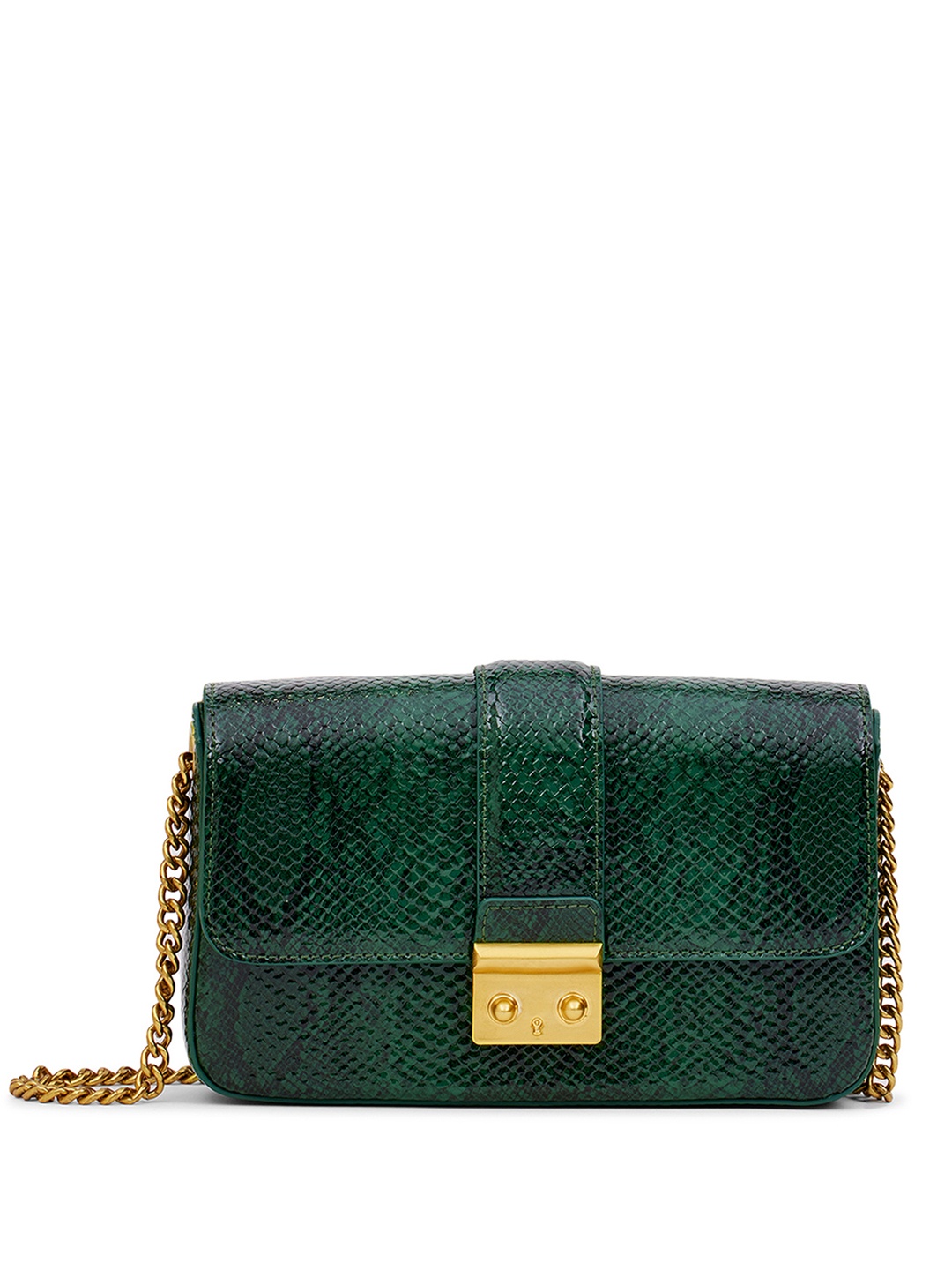 

MIRAGGIO Green PU Gwen Shoulder Bag