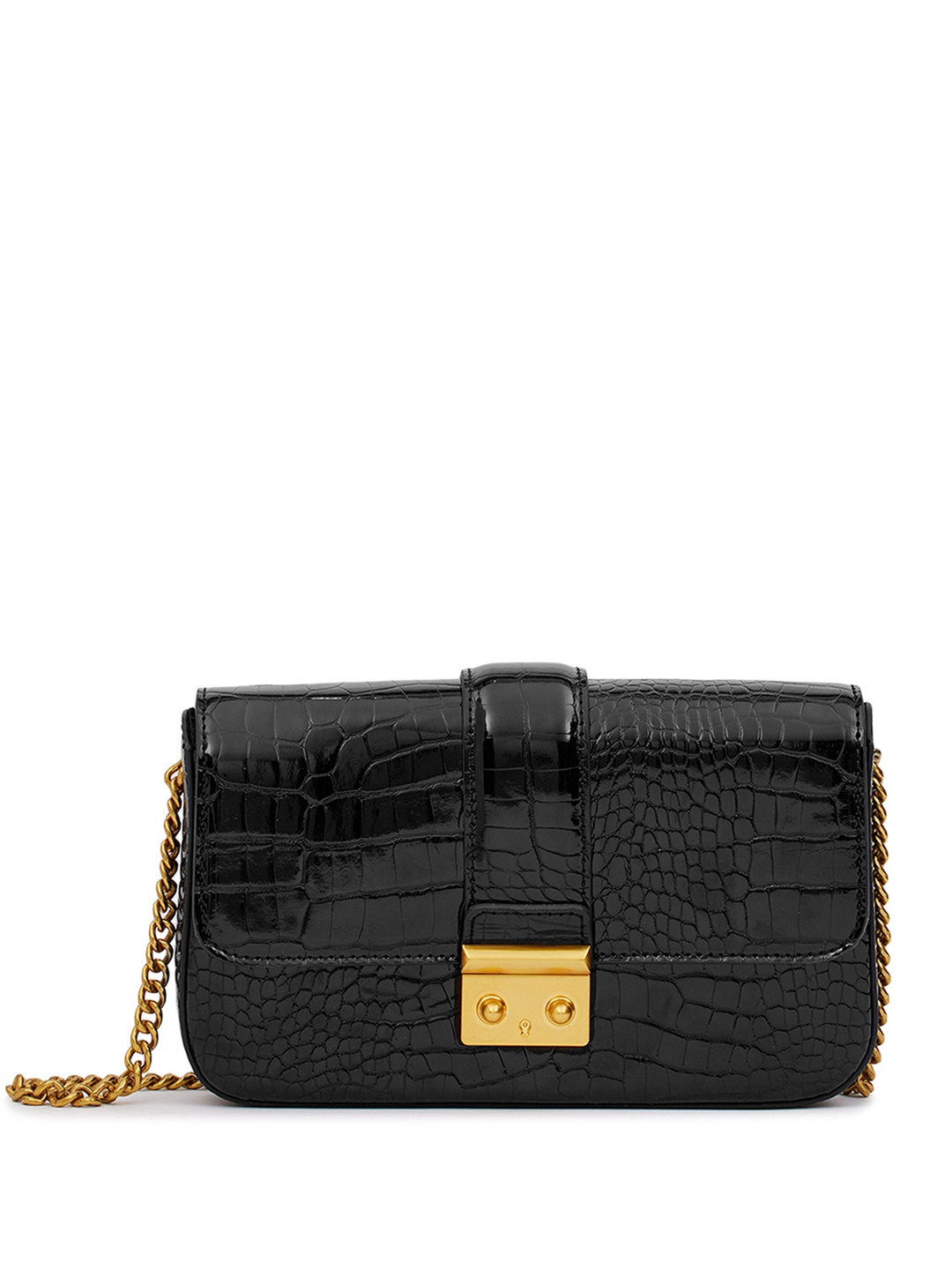 

MIRAGGIO Black PU Gwen Shoulder Bag