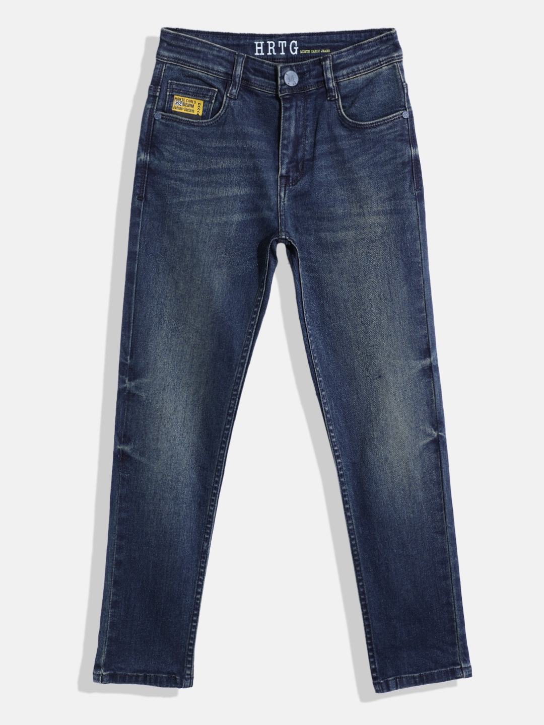 

Monte Carlo Boys Slim Fit Stretchable Jeans, Navy blue