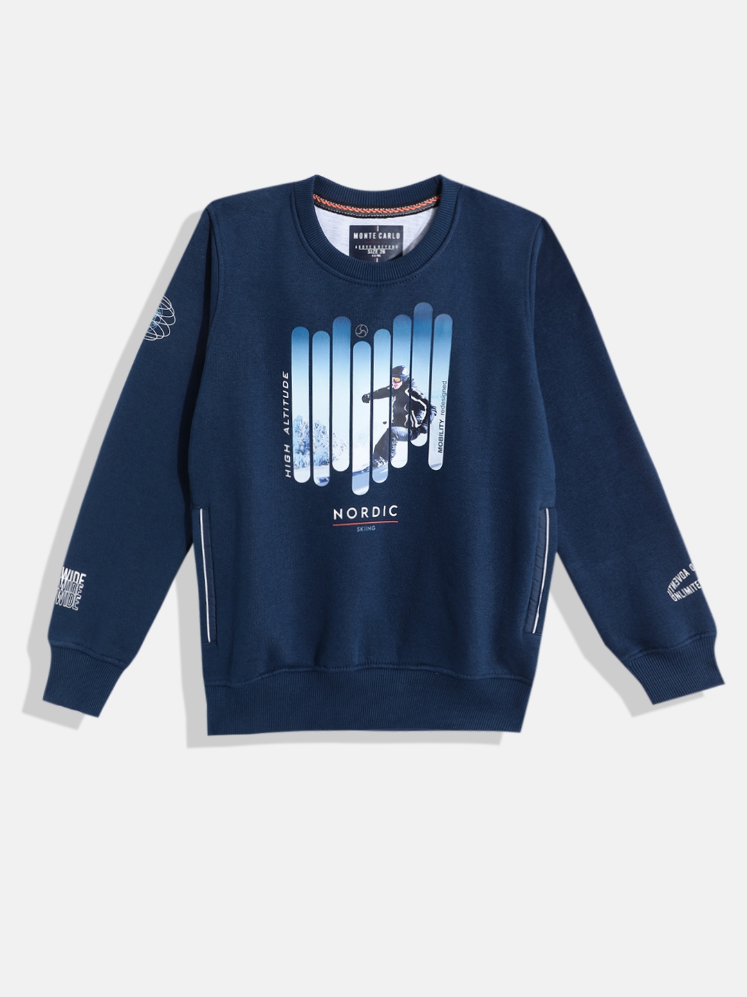 

Monte Carlo Boys Printed Sweatshirt, Blue