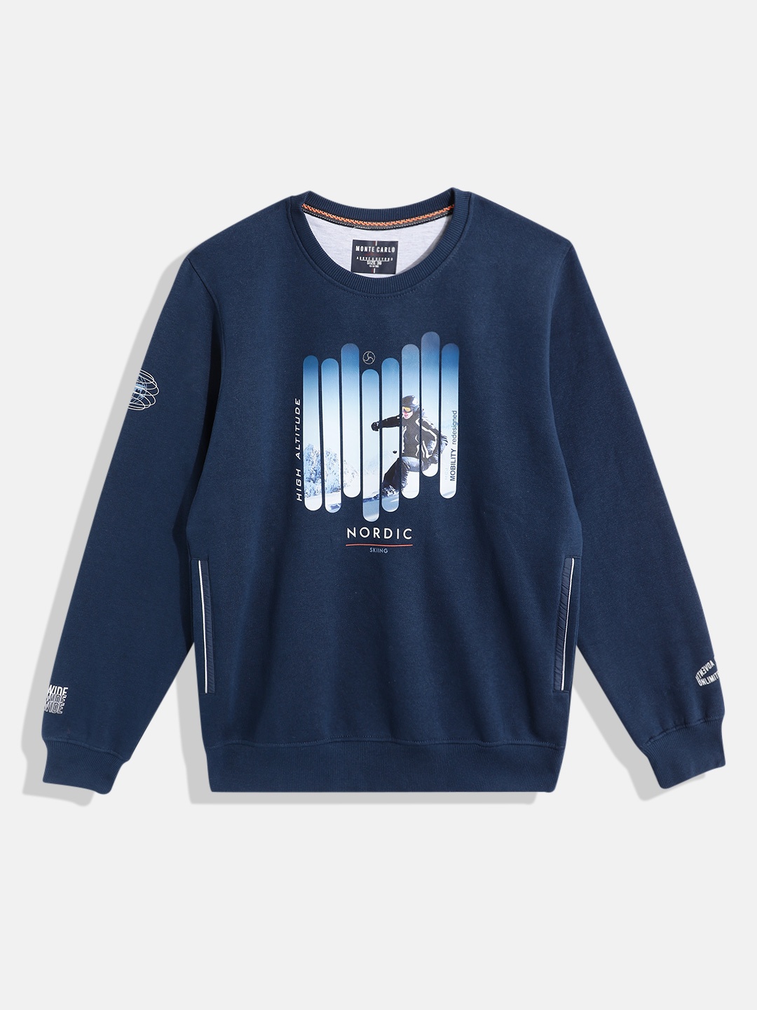 

Monte Carlo Boys Graphic Printed Sweatshirt, Blue